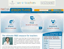 Tablet Screenshot of lessonplanspage.com